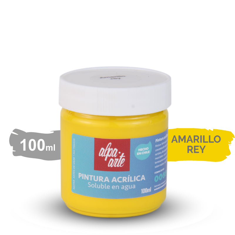 Pintura Acrílica 100 ml - AMARILLO REY
