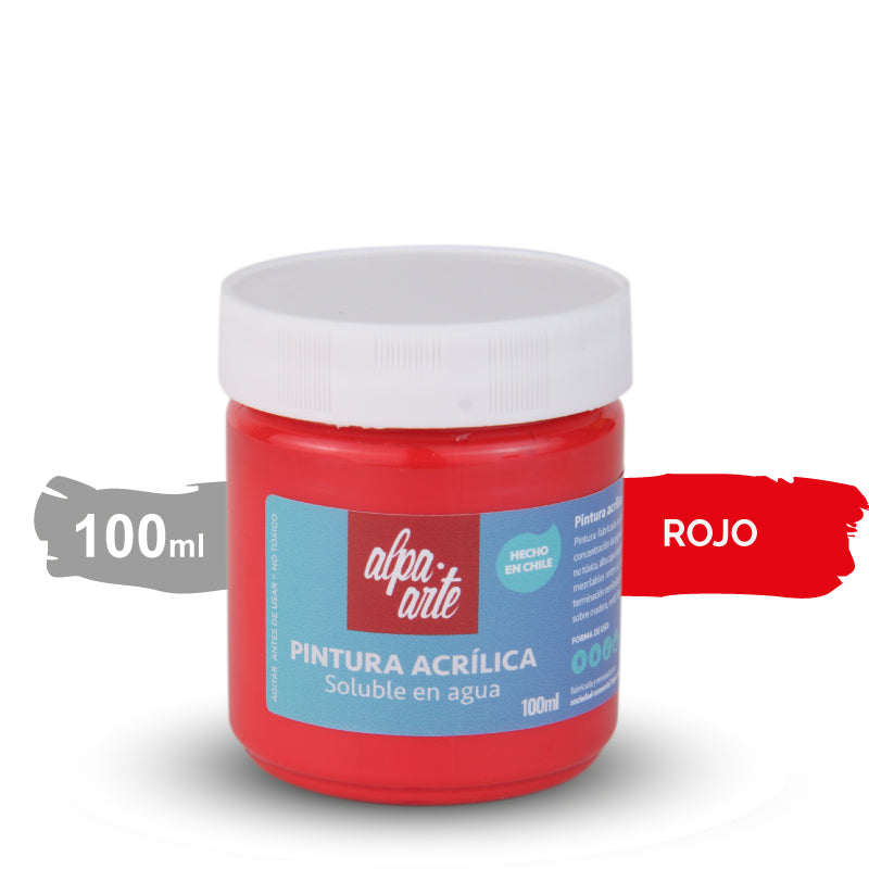 Pintura Acrílica 100 ml - ROJO