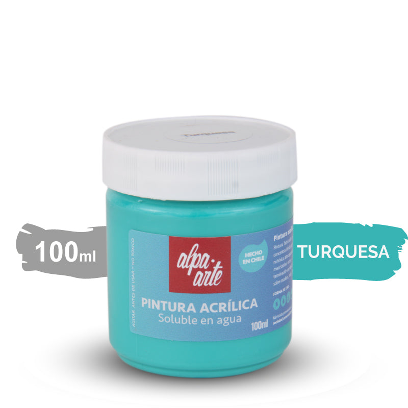 Pintura Acrílica 100 ml - TURQUESA