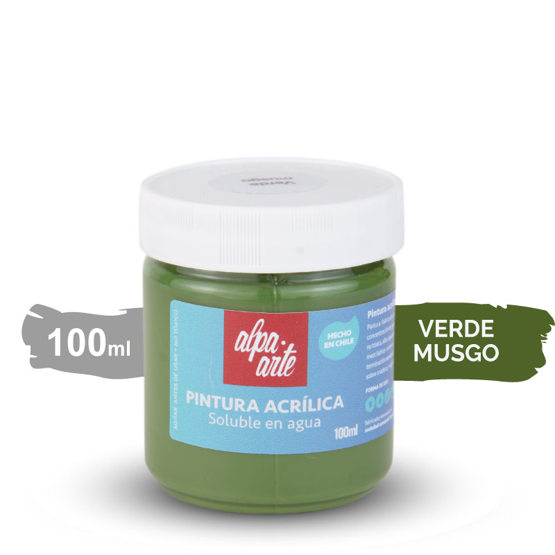 Pintura Acrílica 100 ml - VERDE MUSGO
