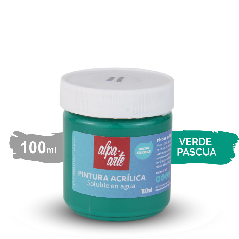 Pintura Acrílica 100 ml - VERDE PASCUA