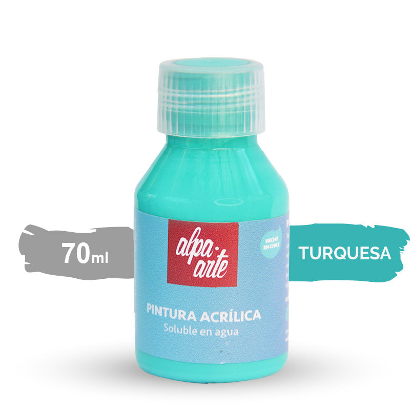 Pintura Acrílica 70 ml - TURQUESA