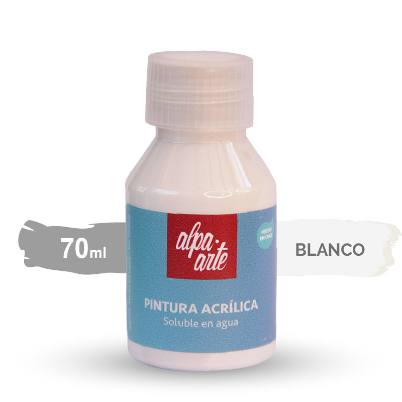 Pintura Acrílica 70 ml - BLANCO