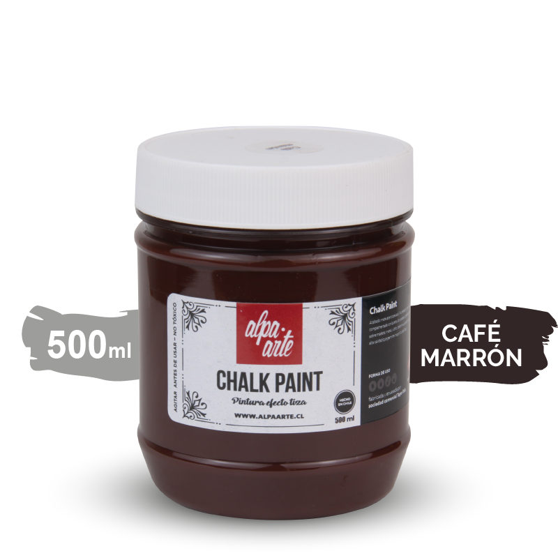 Pintura Tiza 500 ml - Café Marrón
