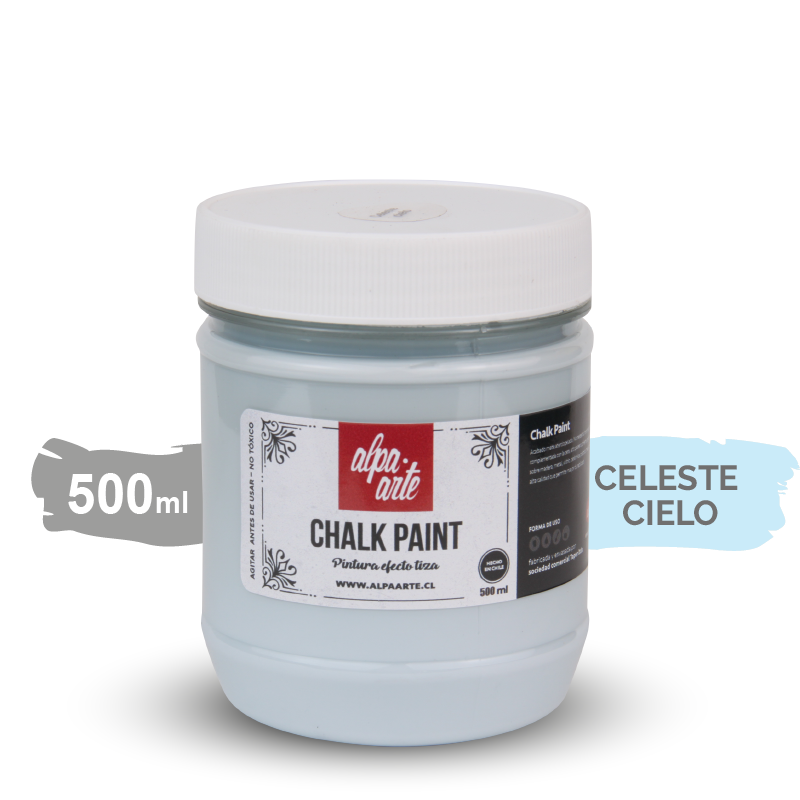 Pintura Tiza 500 ml - Celeste Cielo