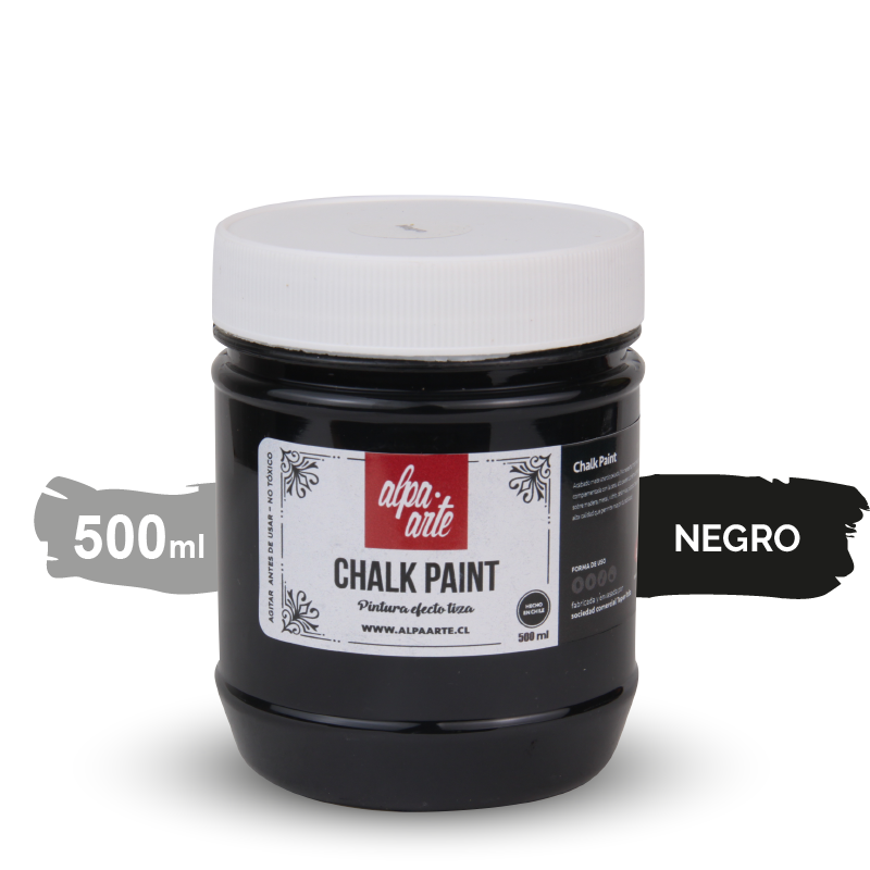 Pintura Tiza 500 ml - Negro