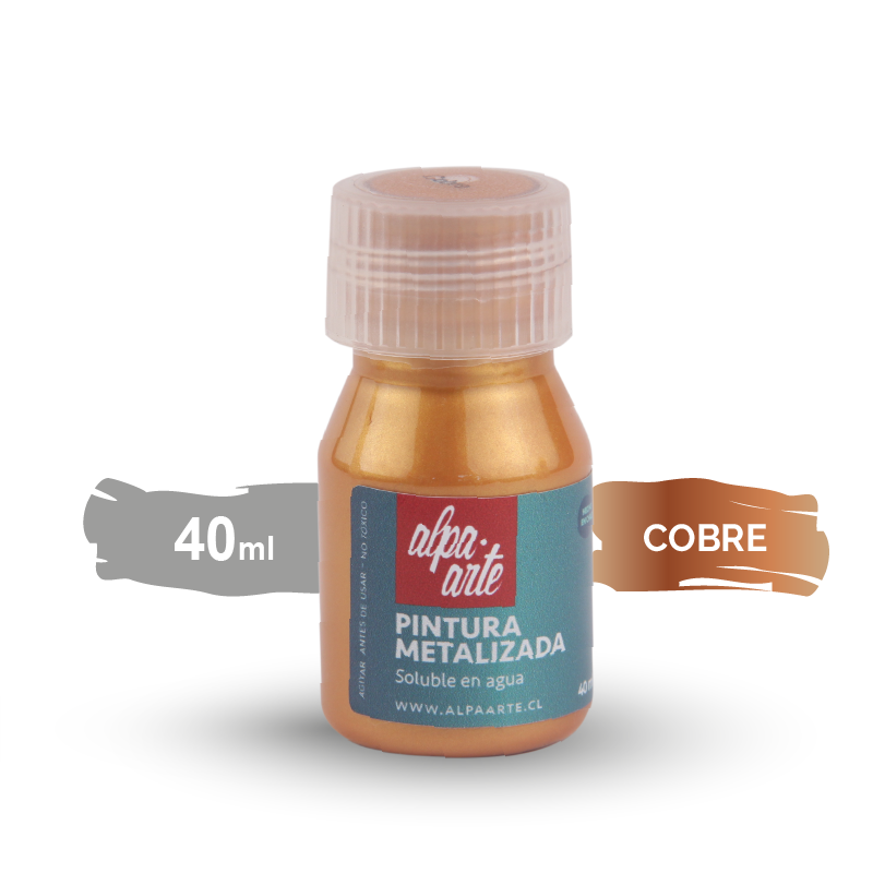 Pintura Metalizada 40 ml - COBRE