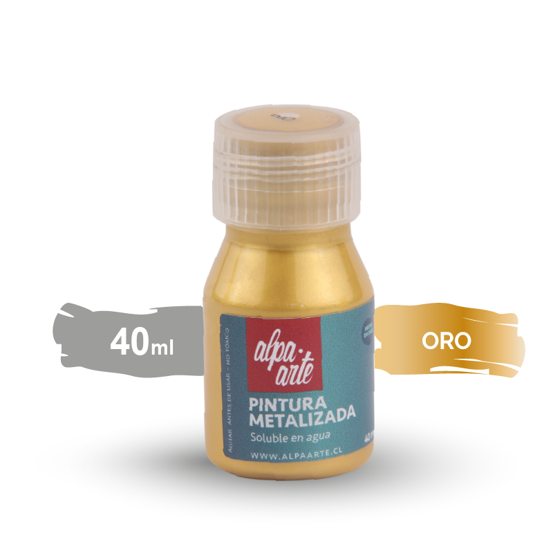 Pintura Metalizada 40 ml - ORO
