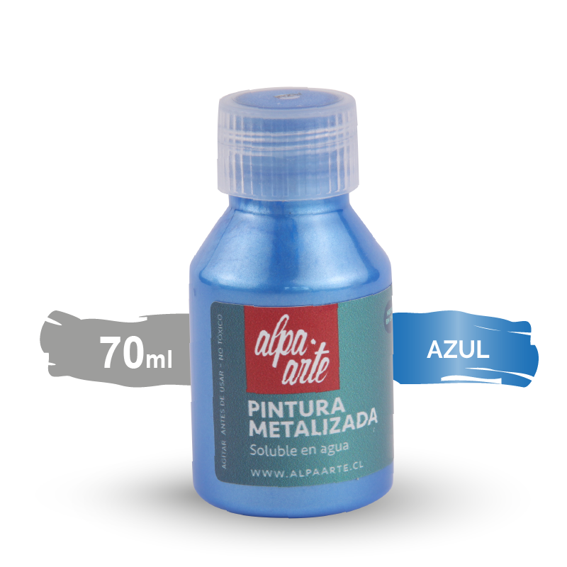 Pintura Metalizada 70 ml - AZUL