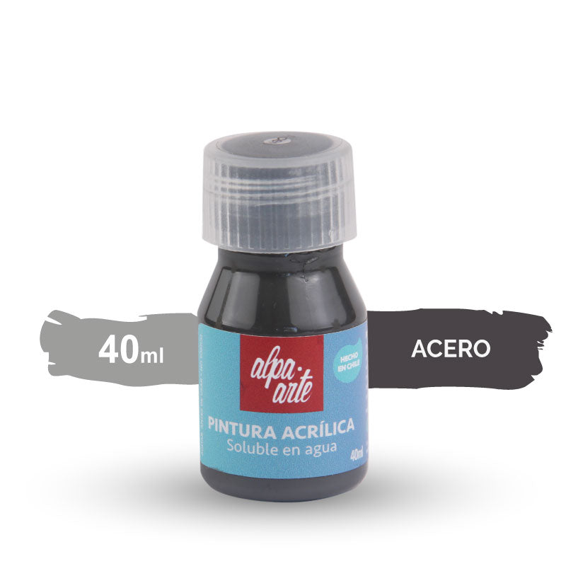 Pintura Acrílica 40 ml - ACERO