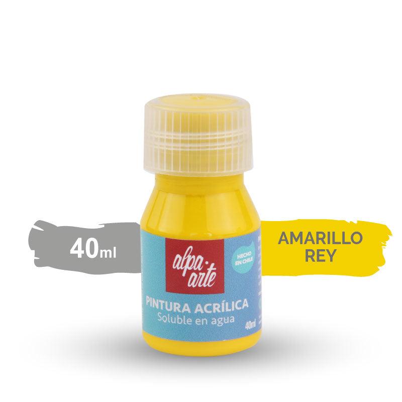 Pintura Acrílica 40 ml - AMARILLO REY