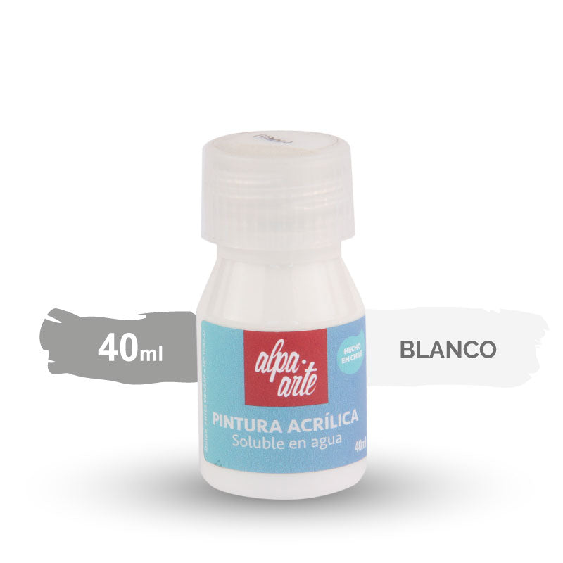 Pintura Acrílica 40 ml - BLANCO