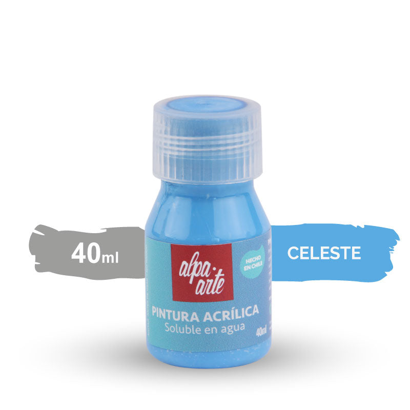 Pintura Acrílica 40 ml - CELESTE