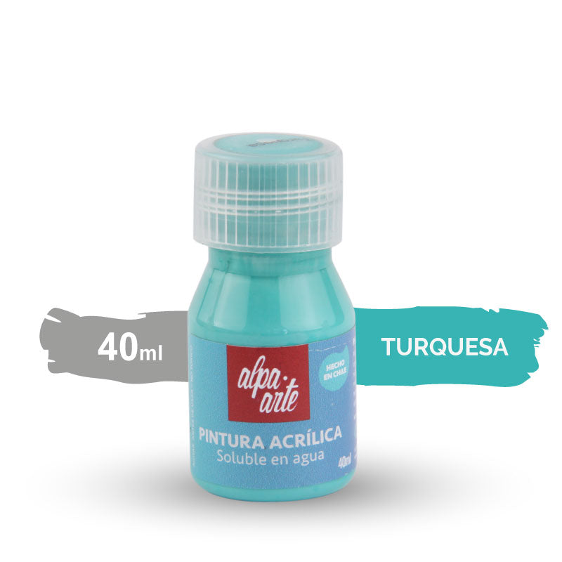 Pintura Acrílica 40 ml - TURQUESA
