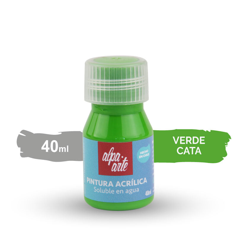 Pintura Acrílica 40 ml - VERDE CATA