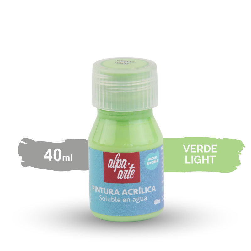 Pintura Acrílica 40 ml - VERDE LIGHT