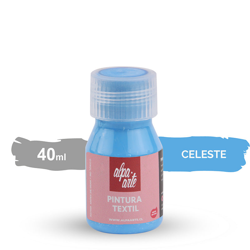 Pintura Textil 40 ml - CELESTE