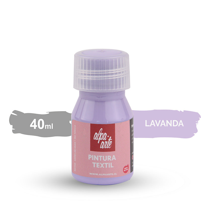 Pintura Textil 40 ml - LAVANDA