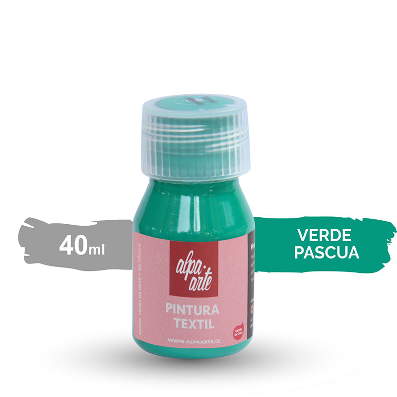 Pintura Textil 40 ml - VERDE PASCUA