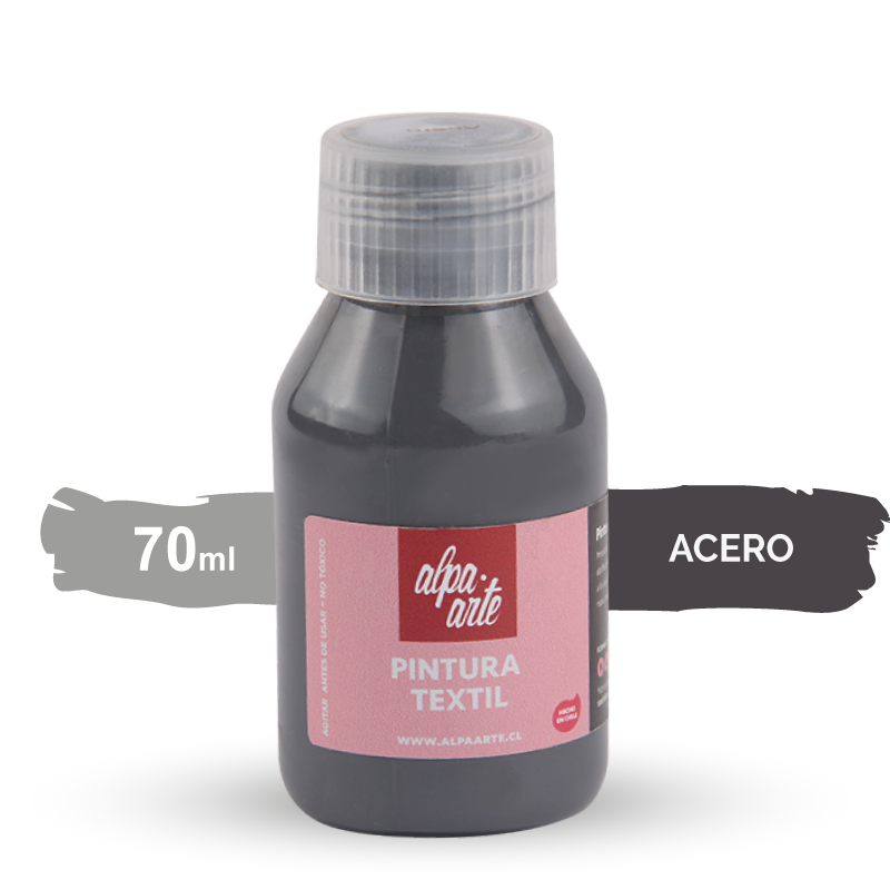 Pintura Textil 70 ml - ACERO