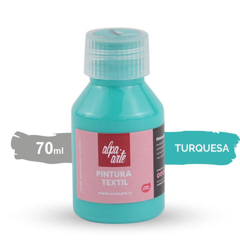 Pintura Textil 70 ml - TURQUESA