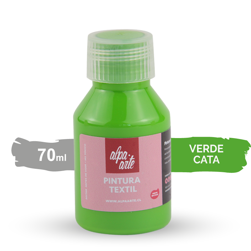 Pintura Textil 70 ml - VERDE CATA