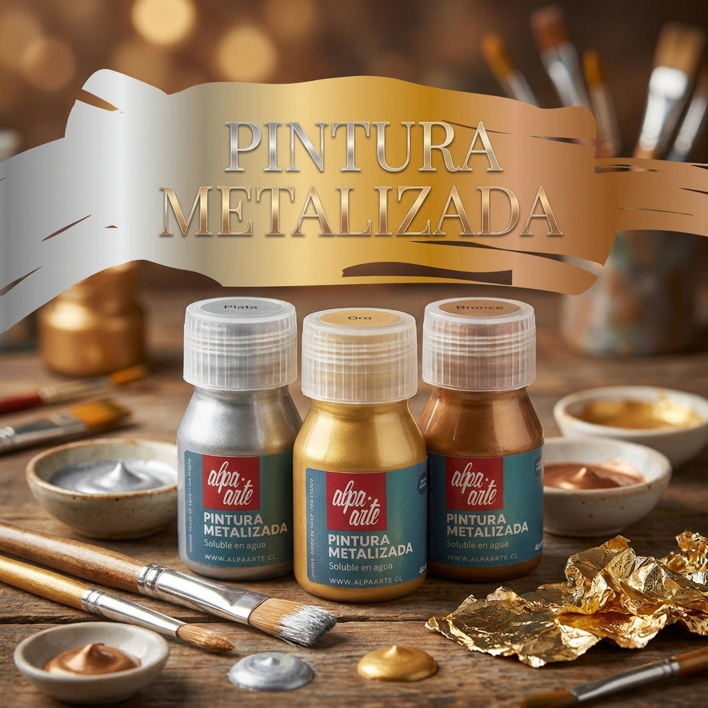 Pintura Acrílica Metalizada