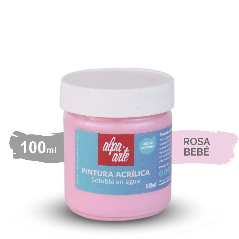 Pintura Acrílica 100 ml - (variedad de colores)