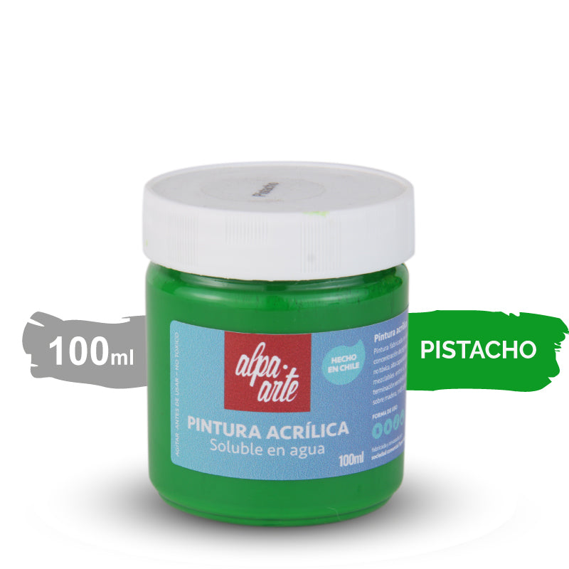 Pintura Acrílica 100 ml -  PISTACHO