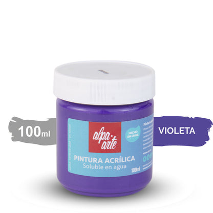 Pintura Acrílica 100 ml - (variedad de colores)