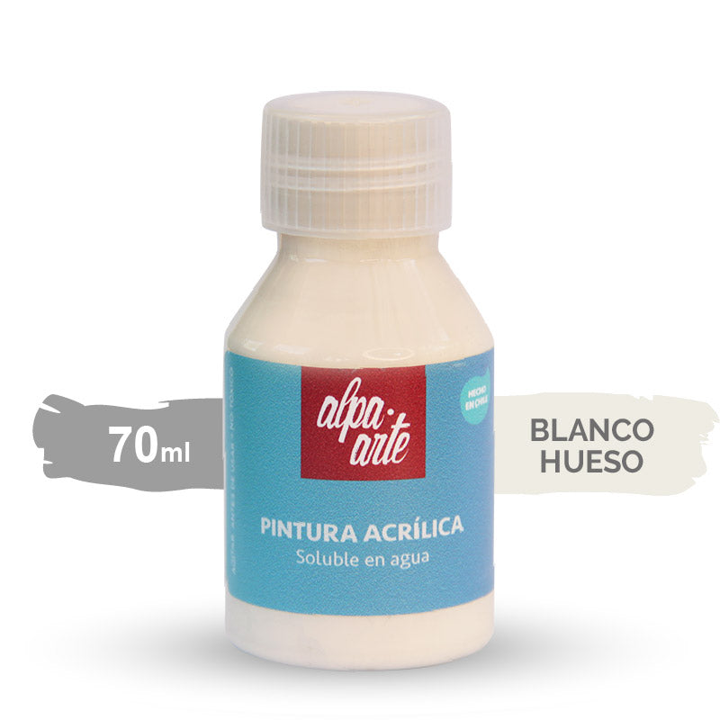 Pintura Acrílica 70 ml - BLANCO HUESO
