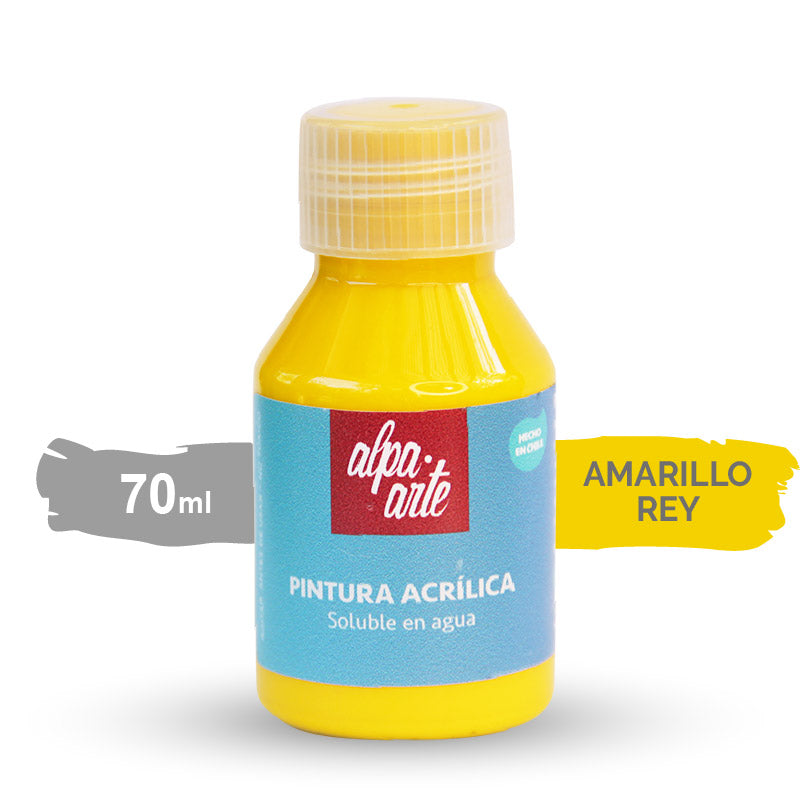 Pintura Acrílica 70 ml - AMARILLO REY