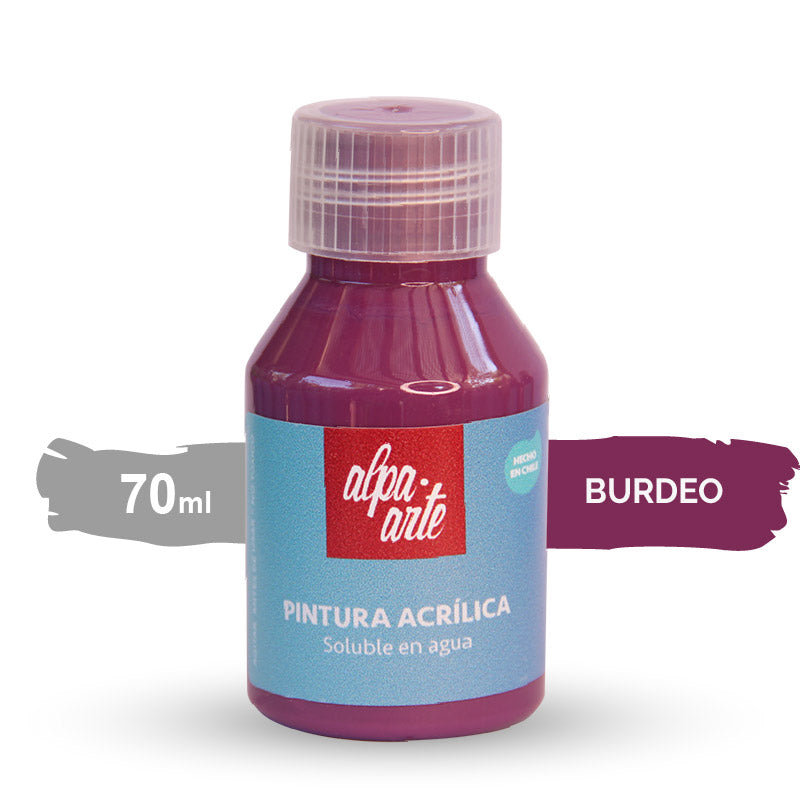Pintura Acrílica 70 ml - BURDEO