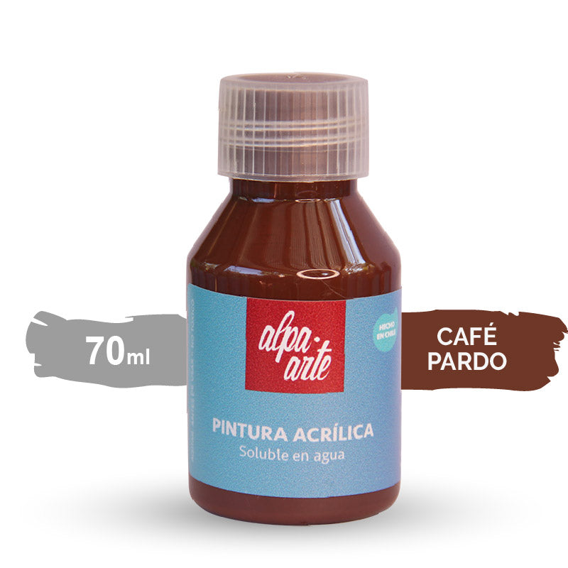 Pintura Acrílica 70 ml - CAFÉ PARDO