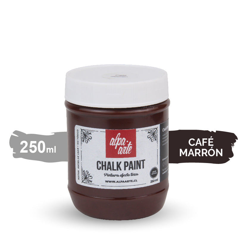 Pintura Tiza 250 ml - Café Marrón