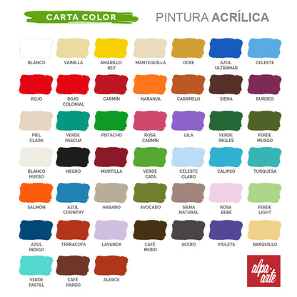 Pintura Acrílica 100 ml - (variedad de colores)