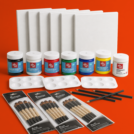 Kit de pintura para 6 personas