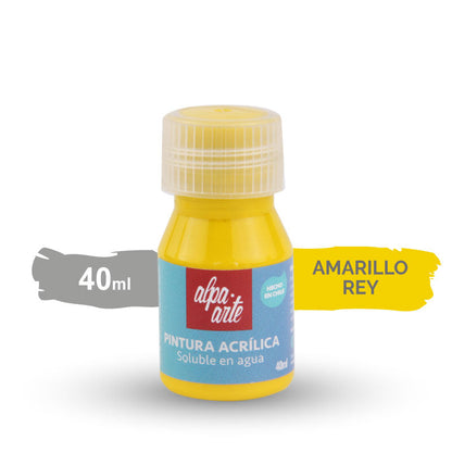 Pintura Acrílica 40 ml - (variedad de colores)