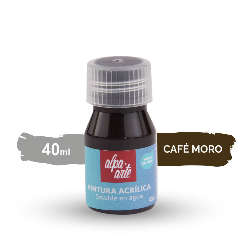 Pintura Acrílica 40 ml - CAFÉ MORO