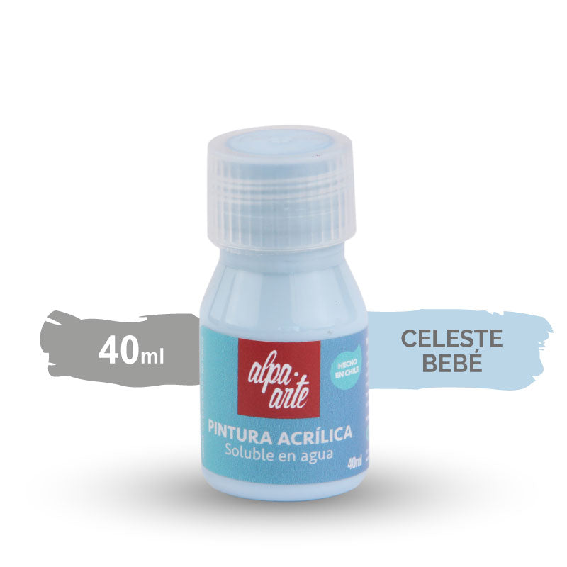 Pintura Acrílica 40 ml - (variedad de colores)