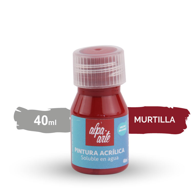 Pintura Acrílica 40 ml - (variedad de colores)