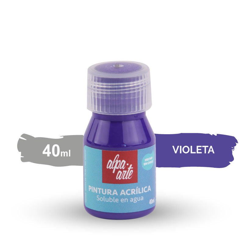 Pintura Acrílica 40 ml - (variedad de colores)