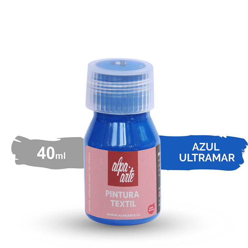 Pintura Textil 40 ml - AZUL ULTRAMAR