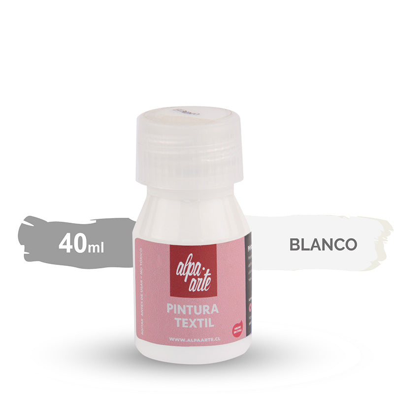 Pintura Textil 40 ml - BLANCO