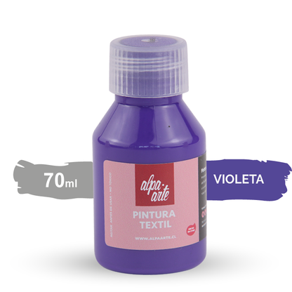 Pintura Textil 70 ml - (variedad de colores)